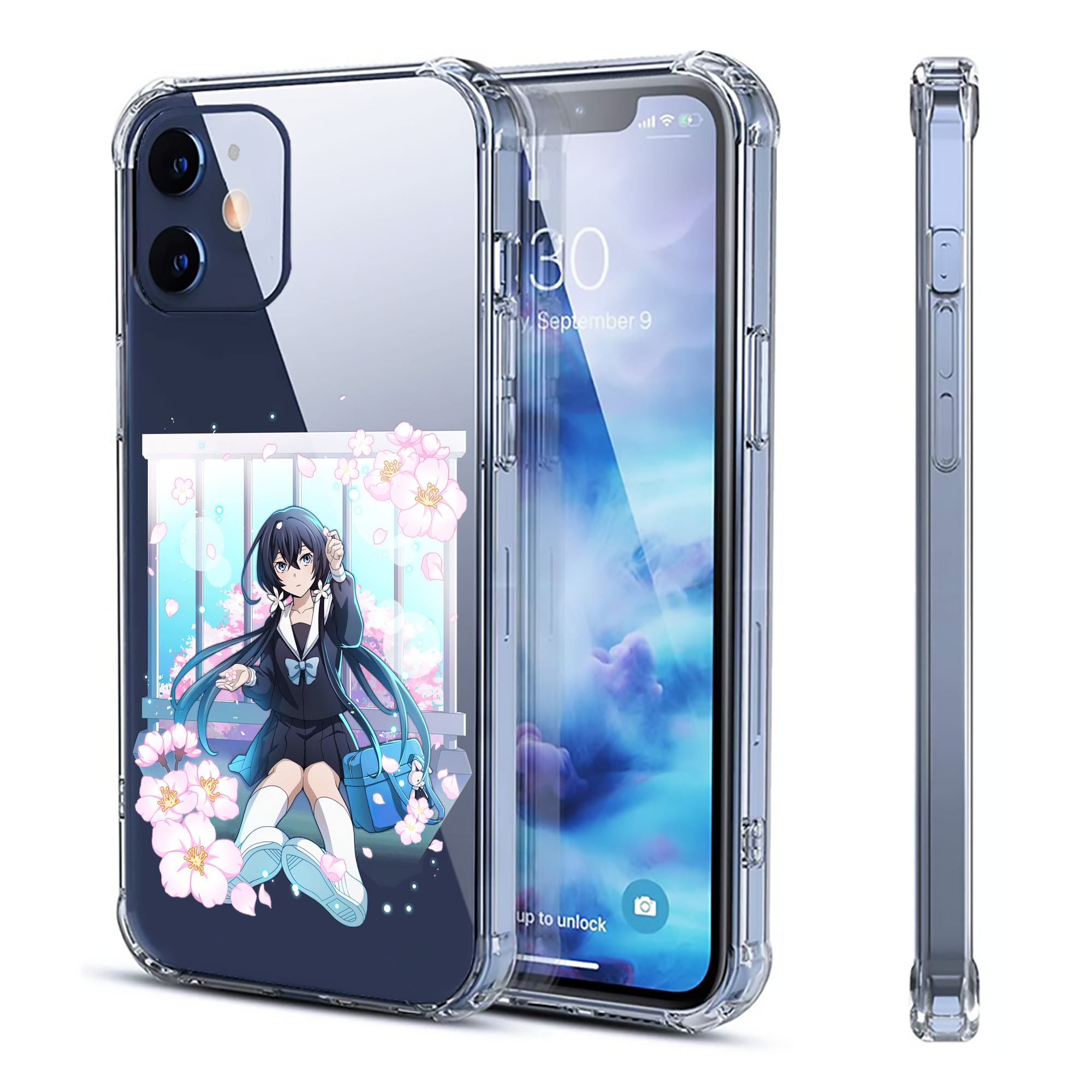 （画像用） 文豪ストレイドッグス Bungo Stray Dogs 【iPhone 12シリーズ対応】透明スマホケース（クリアソフトケース）